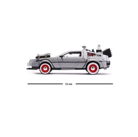 Automóvil Delorean Volver Al Futuro Parte 3 Jada Escala 1:32-1