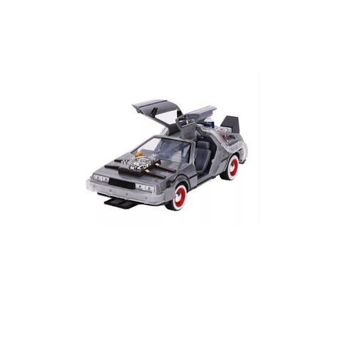 Automóvil Delorean Volver Al Futuro Parte 3 Jada Escala 1:32-2