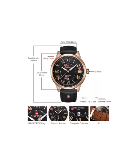Reloj Masculino Marca Naviforce Modelo Nf9126-1