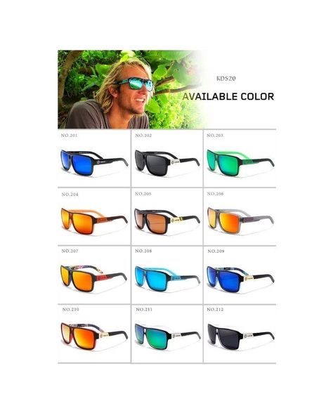 Lentes Kdeam Modelo 520 C209 Polarizado Protección Uv 400-3