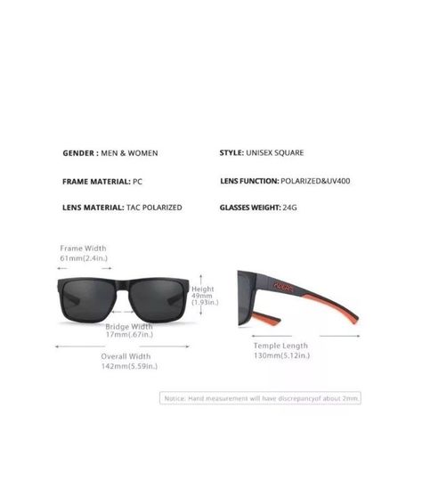 Gafas De Sol Kdeam Modelo Kd530 C1 Polarizado Uv400 Livianas-5