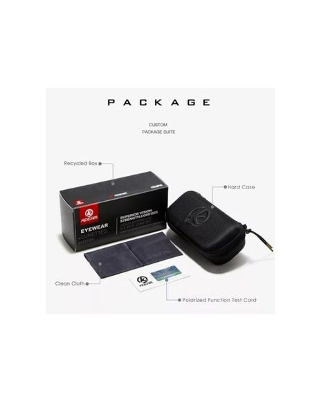 Gafas Kdeam Piloto KD5127 C3 Polarizado UV Liviano-6