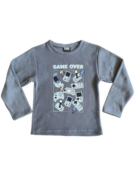 Pijama Niño Game Over T76336-33-1