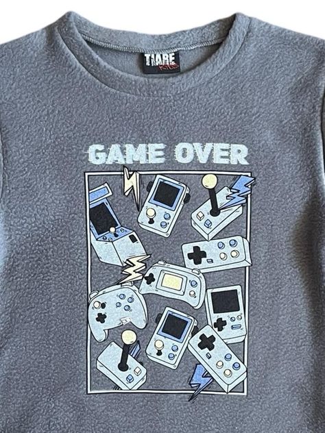 Pijama Niño Game Over T76336-33-2