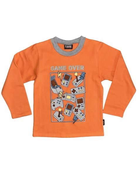 Pijama Niño Game Over T76336-50-1
