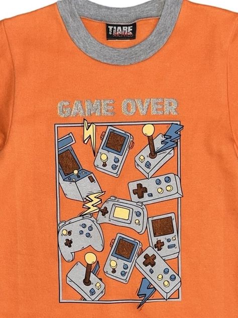 Pijama Niño Game Over T76336-50-2