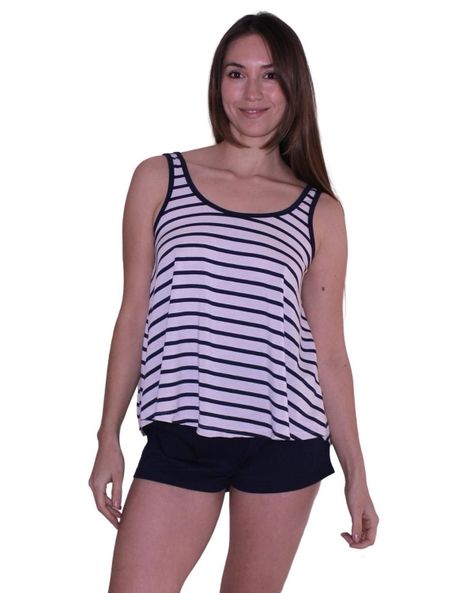 Pijama Mujer Rayas T02581-13-0