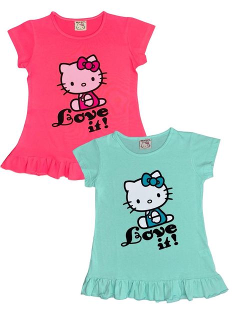 Pack 2 Poleras Niña Hello Kitty S118289-4021-0
