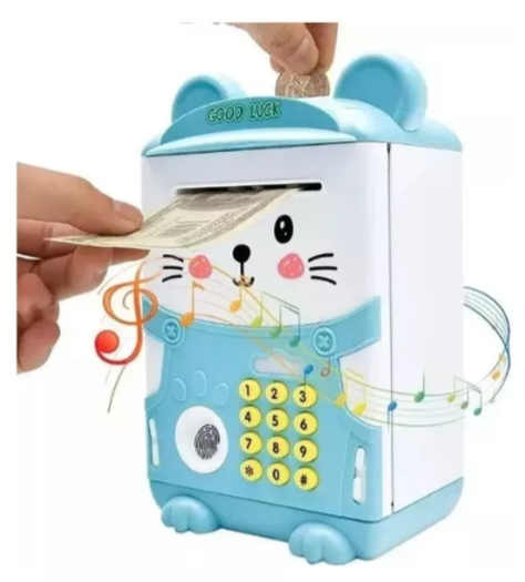 Alcancía Electrónica Niños Juguetes Gato Music  Box-0