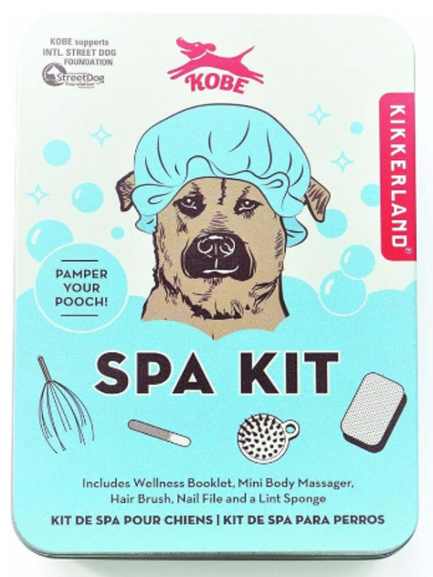 Kit De Spa Para Perros Kobe Kikkerland-0