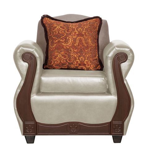 Juego de Living 3 1 1 Gran Columbia Crema-3