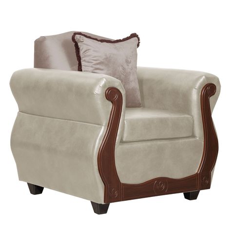 Juego de Living 3 1 1 Gran Columbia Crema-4