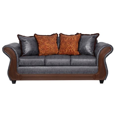 Juego de Living 3 2 Palermo Gris-1