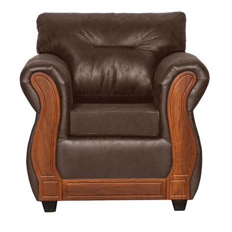 Juego de Living 3 2 1 1 Toronto Chocolate-5
