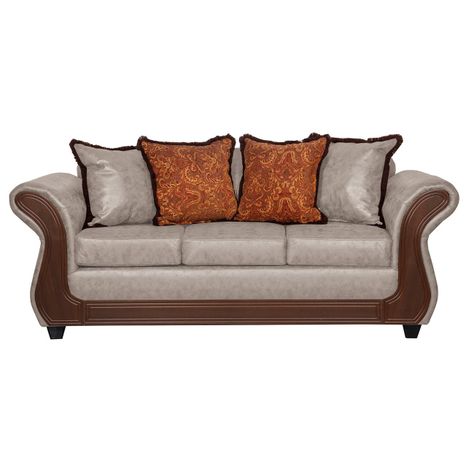 Juego de Living 3 2 Palermo Crema-1