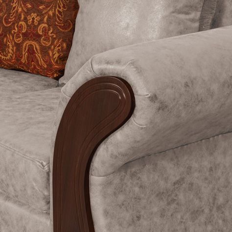 Juego de Living 3 2 Palermo Crema-5