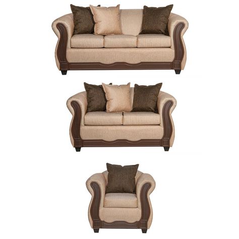 Juego de Living 3 2 1 Serrana Beige-0