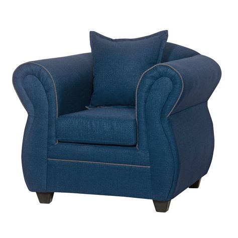 Juego de Living 3 2 1 1 Emili Azul-5