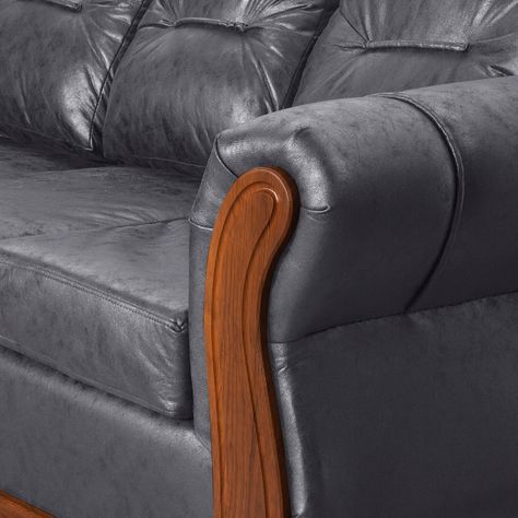 Juego de Living 3 2 1 1 Toronto Gris-7