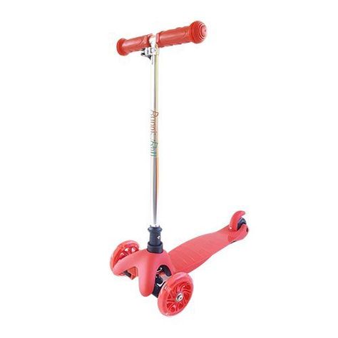 Scooter Mini Led Buppi Toys Roll Rojo-0