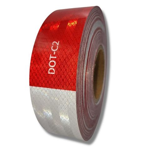 Cinta Reflectante Seguridad Bicolor 45 m Dot C2 -0