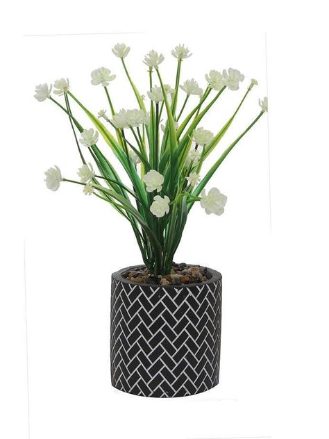 Plantita artificial deco altura .28 cm.. Unico-0