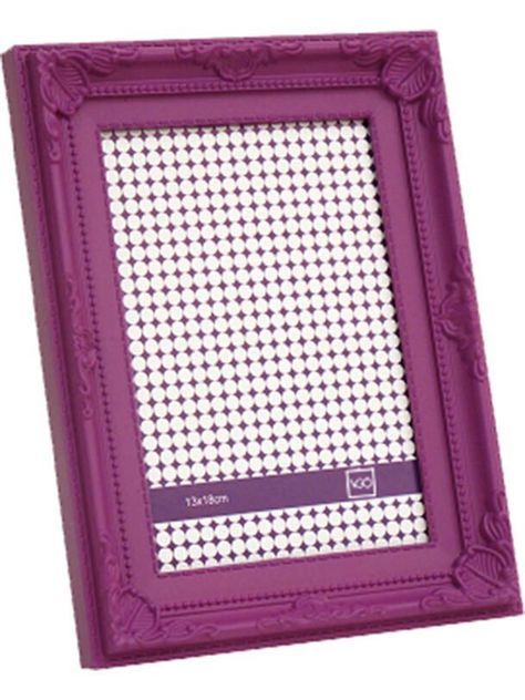 Marco plástico antique color Violeta 20x25 cm-0
