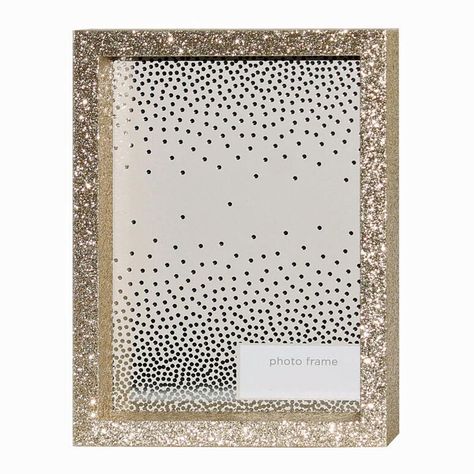 Marco madera con brillos Dorado 13x18 cm-0