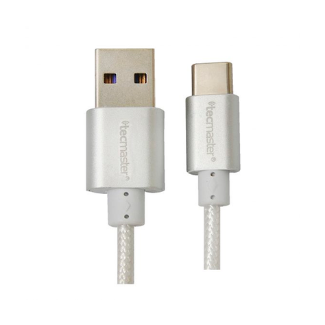 CABLE USB TIPO C TECMASTER 2.5 METROS TM-200506-SL SILVER-0
