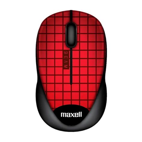 MOUSE INALAMBRICO MAXELL TRACE MOWL-250 ROJO-0