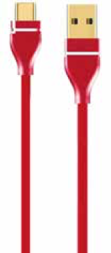 CABLE DBLUE USB A TIPO C DBGC522RD ROJO-0