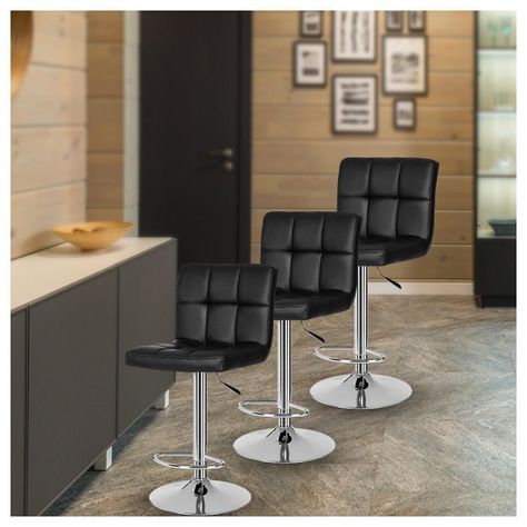 Pack 8 Silla Piso Bar Taburete Con Respaldo-3