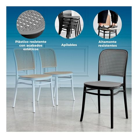 Sillas De Comedor Con Agujero Arya-0