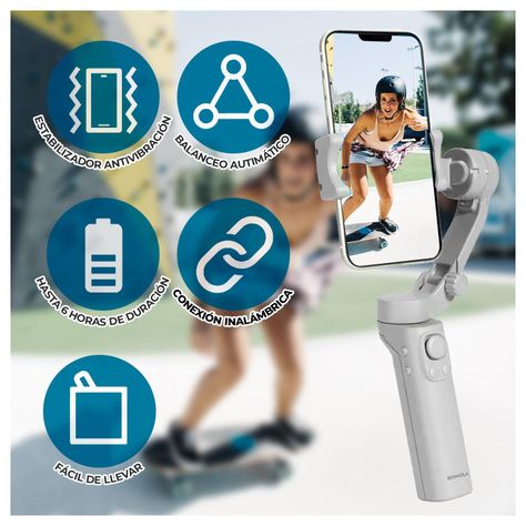 Estabilizador de Teléfono Celular con trípode-1