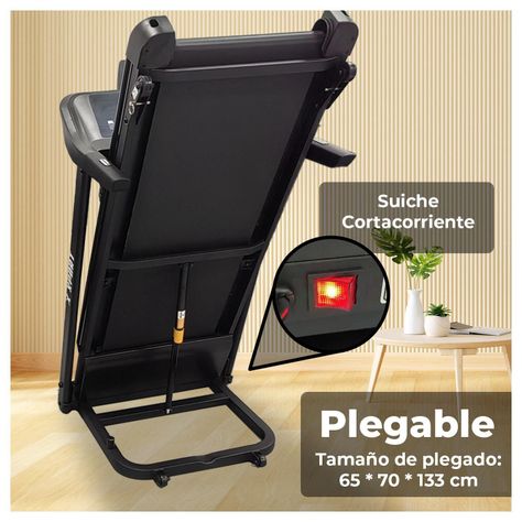 Trotadora Caminadora Eléctrica Plegable C/Pantalla-1