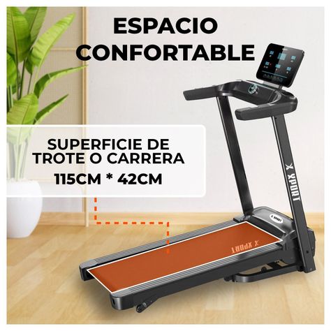 Trotadora Caminadora Eléctrica Plegable C/Pantalla-3