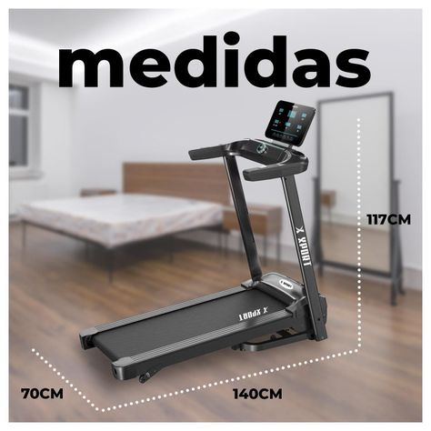Trotadora Caminadora Eléctrica Plegable C/Pantalla-5