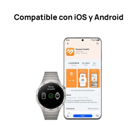 Smartwatch HUAWEI Watch GT 4 46mm Café-5