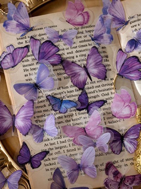 Set de Pegatinas de Mariposas Multicolor-2