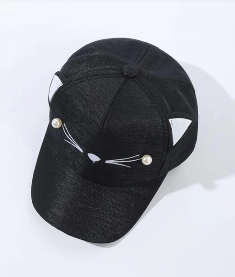 Gorra Infantil con Diseño de Gato-1