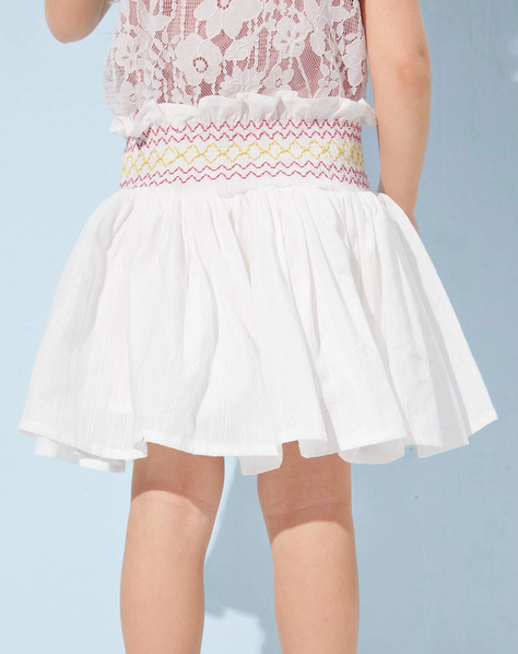 Falda de Campana con Bordado para Niñas-1