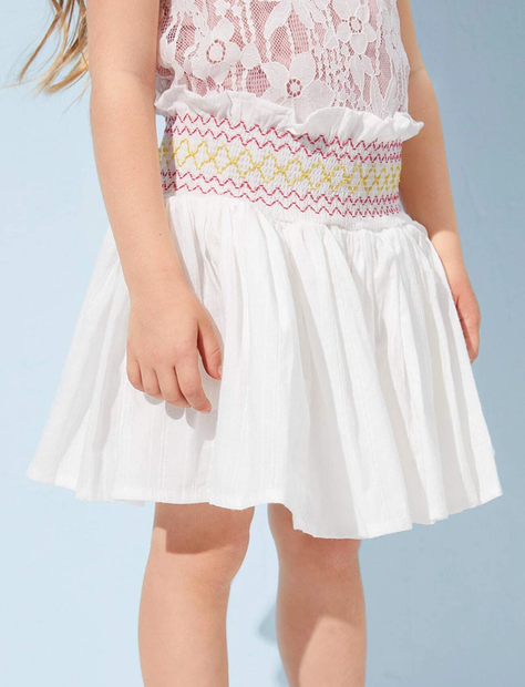 Falda de Campana con Bordado para Niñas-2