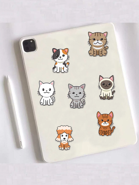 Set de Pegatinas de Mascotas Adorables-1