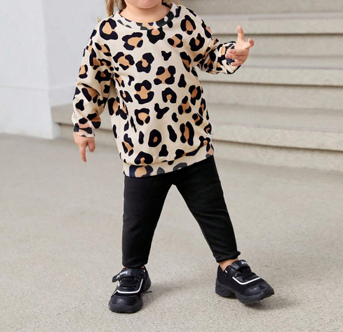 Conjunto Animal Print para Niñas-2
