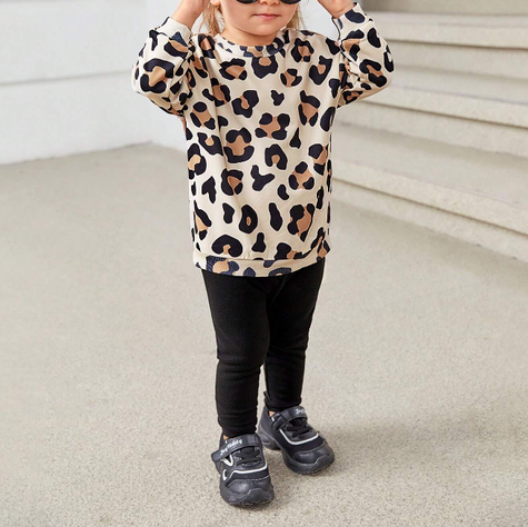 Conjunto Animal Print para Niñas-5
