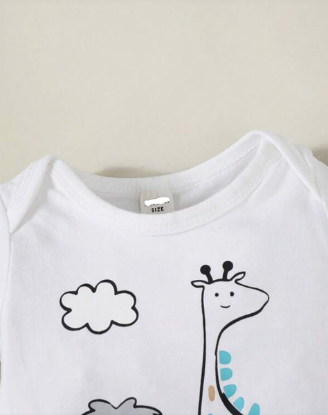 Conjunto de Bebé con Estampado de Dibujos Animados-1