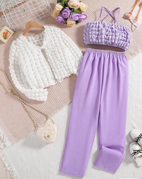 Conjunto Casual de 3 Piezas - Estilo Moderno-4