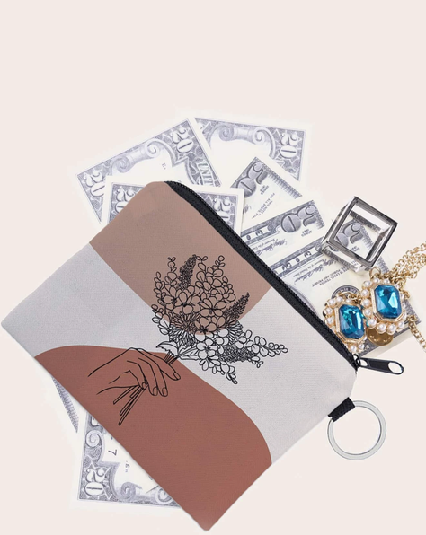 Monedero Estampado Floral - Multicolor-3