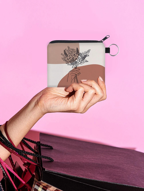 Monedero Estampado Floral - Multicolor-4