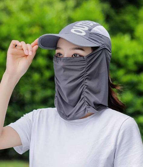 Gorra con Protección Facial-0